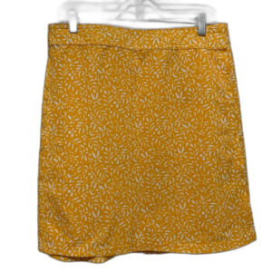 Rip Skirt Yellow Floral Wrap Skirt Swim Beach Cover up size medium